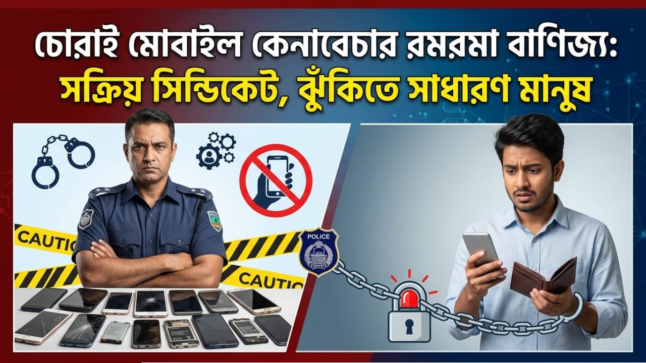 কম দামের স্মার্টফোনের ফাঁদে ক্রেতারা নারায়ণগঞ্জে চোরাই মোবাইল বাণিজ্যের অভিযোগ