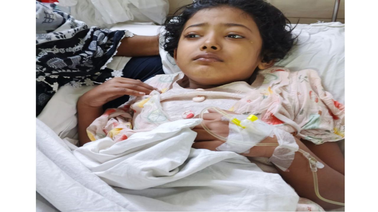 কাঁচপুরের সোনাপুরে ডেঙ্গুর প্রকোপ গুরুতর অবস্থায় ৭ বছরের শিশু রাইসা