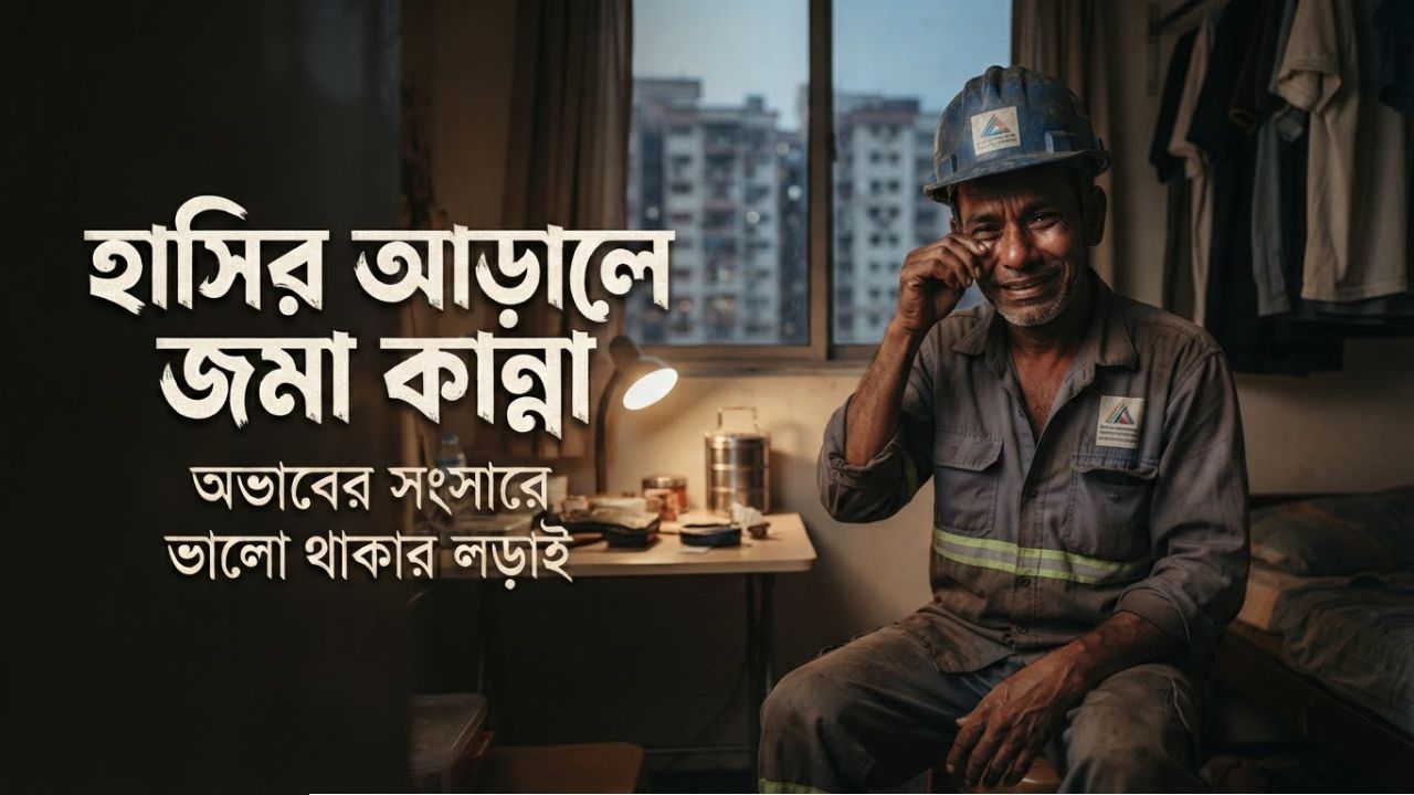 হাসির আড়ালে জমা কান্না অভাবের সংসারে ভালো থাকার লড়াই
